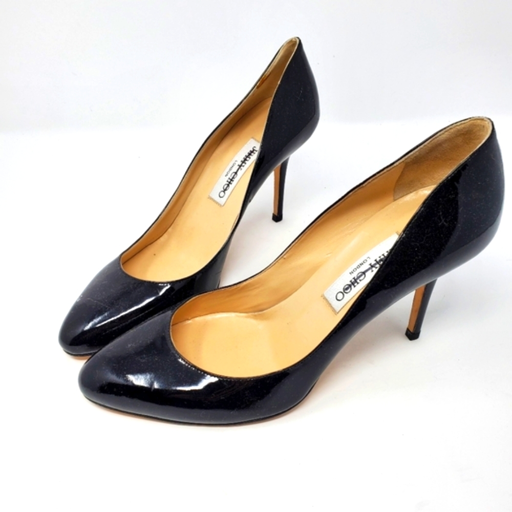 Jimmy Choo Black Patent Pumps